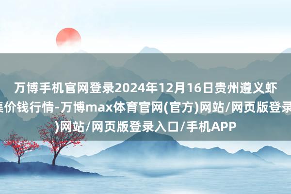 万博手机官网登录2024年12月16日贵州遵义虾子辣椒批发市集价钱行情-万博max体育官网(官方)网站/网页版登录入口/手机APP